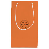 小パーソナライズされた抱き枕ブランディング スモールペーパーバッグ (正面)