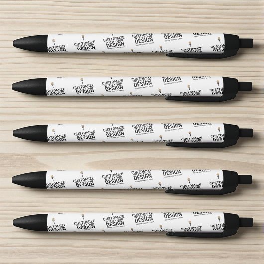 小パーソナライズされた規模企業カスタム 黒ボールペン