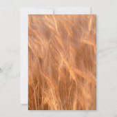 小パーソナライズされた麦，結婚式招待状 招待状 (裏面)