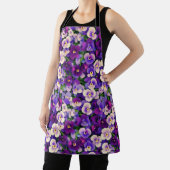 小パープルパンジーエプロン エプロン (インサイチュ)