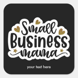 小ビジネスママのシール スクエアシール
