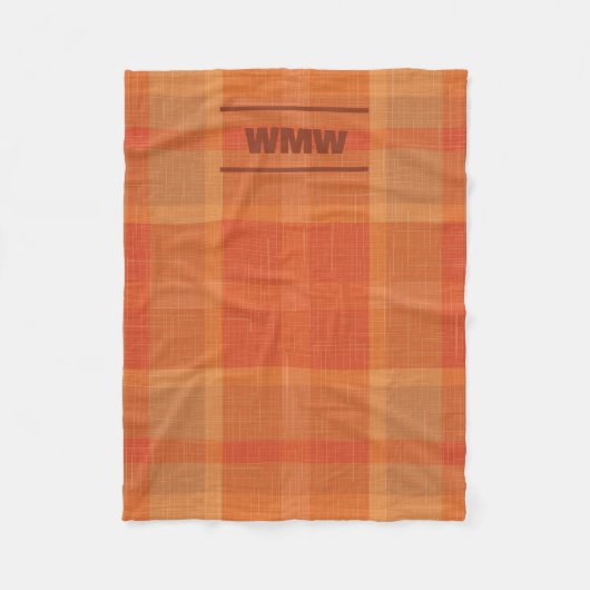 小フリースプライド毛布（モノグラム） フリースブランケット (正面)