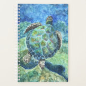 小プランナー水彩シーカタートル#2 プランナー手帳 (正面)