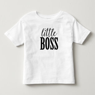 小ボスユニセックスT型 トドラーTシャツ