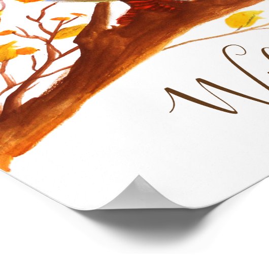 小ボホフクロウ ポスター (角)