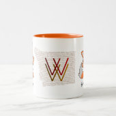 小マグカップ ツートーンマグカップ (中央)