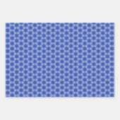 小ミニマルさな6つ星の幾何学的 ラッピングペーパーシート (正面3)