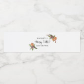 小メリーさなクリスマスの赤ちゃんシャワー ペットボトルラベル (シングルラベル)