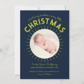 小メリーさなクリスマス誕生発表 案内状 (正面)
