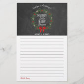 小メリーさなクリスマス赤ちゃんシャワーアドバイス&ウィッシュ (正面)