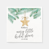 小メリーブライダルシャワー スタンダードカクテルナプキン (正面)