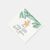 小メリーブライダルシャワー スタンダードカクテルナプキン (角)