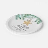 小メリーブライダルシャワー ペーパープレート (アングル)