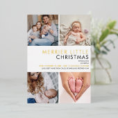 小メリー写金箔誕生発表 箔シーズンカード (立ち正面)