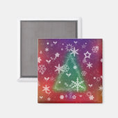 小メリー型クリスマス磁石 マグネット (正面/裏面)