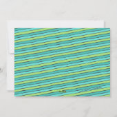 小モダンメリークリスマスかわいいライム写真 シーズンカード (裏面)