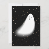 小モダン僧!ハロウィーンの赤ちゃんシャワー 招待状 (裏面)