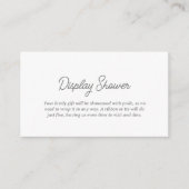 小モダン星表示シャワーエンクロージャカード エンクロージャーカード (正面)