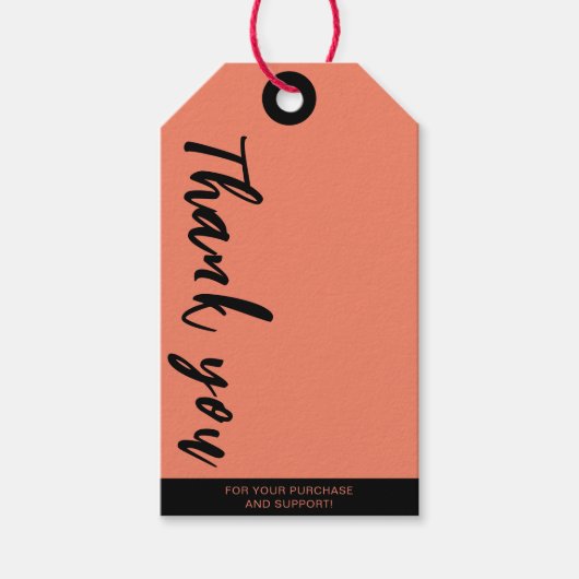 小モダン業服の価格つるラベル ギフトタグ (正面)