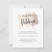 小モダン規模企業のお誕生日おめでとう シーズンカード (正面)