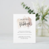 小モダン規模企業のお誕生日おめでとう シーズンカード (スタンド正面)