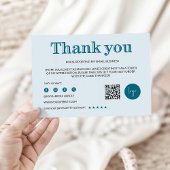 小モダン規模企業のサンキューカード サンキューカード
