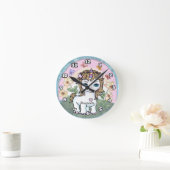 小ユニコーン ラウンド壁時計 (ホーム)
