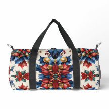 小ユニーク型クリスマスダッフェルバッグ