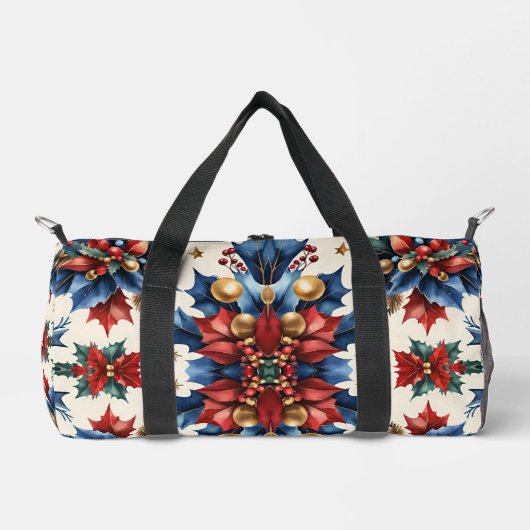 小ユニーク型クリスマスダッフェルバッグ ダッフルバッグ (正面)