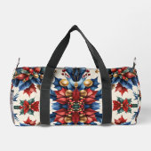 小ユニーク型クリスマスダッフェルバッグ ダッフルバッグ (裏面)