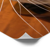 小ユーモアのある猫が椅子に座る ポスター (角)