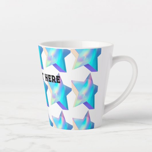 小ラテマグカップ12オズ飲み物用品ラテマグカップ カフェラテマグ (右)