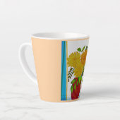 小ラテマグカップ カフェラテマグ (左アングル)