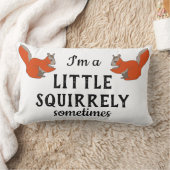 小リス時々ウッドランドリス ランバークッション (ブランケット)
