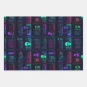 小不気味写実的なダークアカデミア ラッピングペーパーシート (正面3)