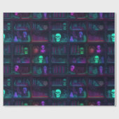 小不気味写実的なダークアカデミア ラッピングペーパー (フラット)