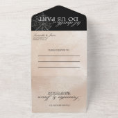 小不気味夫婦結婚 オールインワン招待状 (外側)