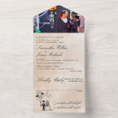 小不気味夫婦結婚 オールインワン招待状 (内側)