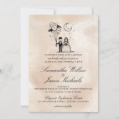 小不気味夫婦結婚 招待状 (正面)