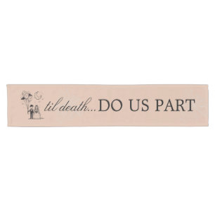 小不気味夫婦 ショートテーブルランナー