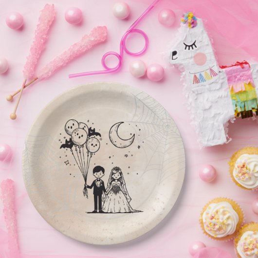 小不気味夫婦 ペーパープレート (パーティー)