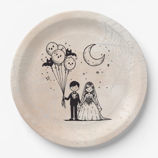 小不気味夫婦 ペーパープレート (正面)