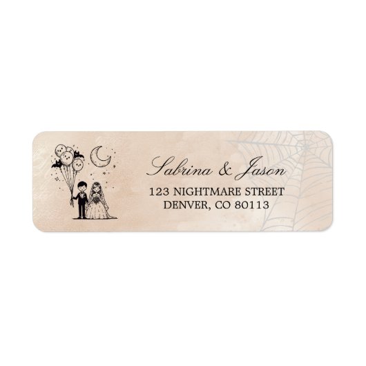 小不気味夫婦 ラベル (正面)