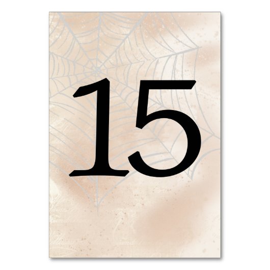 小不気味組テーブル番号15 テーブルナンバー (裏面)