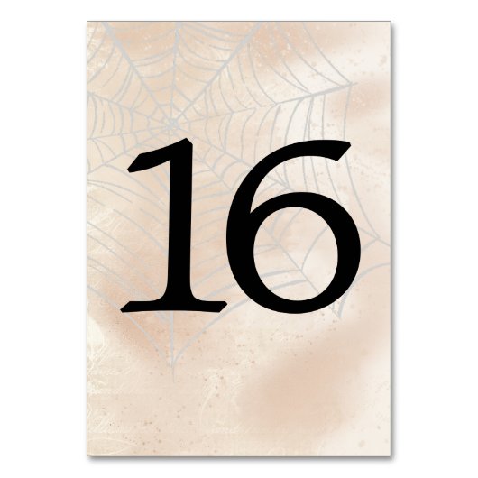 小不気味組テーブル番号16 テーブルナンバー (正面)