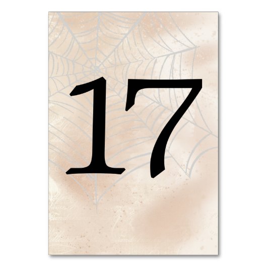 小不気味組テーブル番号17 テーブルナンバー (正面)