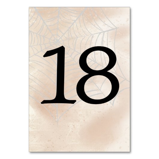 小不気味組テーブル番号18 テーブルナンバー (裏面)
