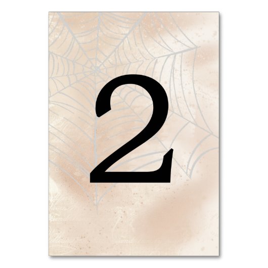 小不気味組テーブル番号2 テーブルナンバー (正面)