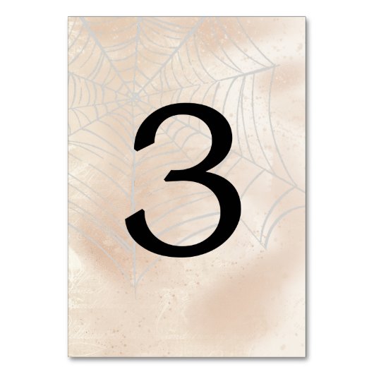 小不気味組テーブル番号3 テーブルナンバー (正面)