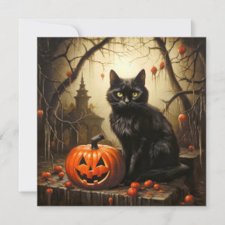 小不気味黒猫 カード